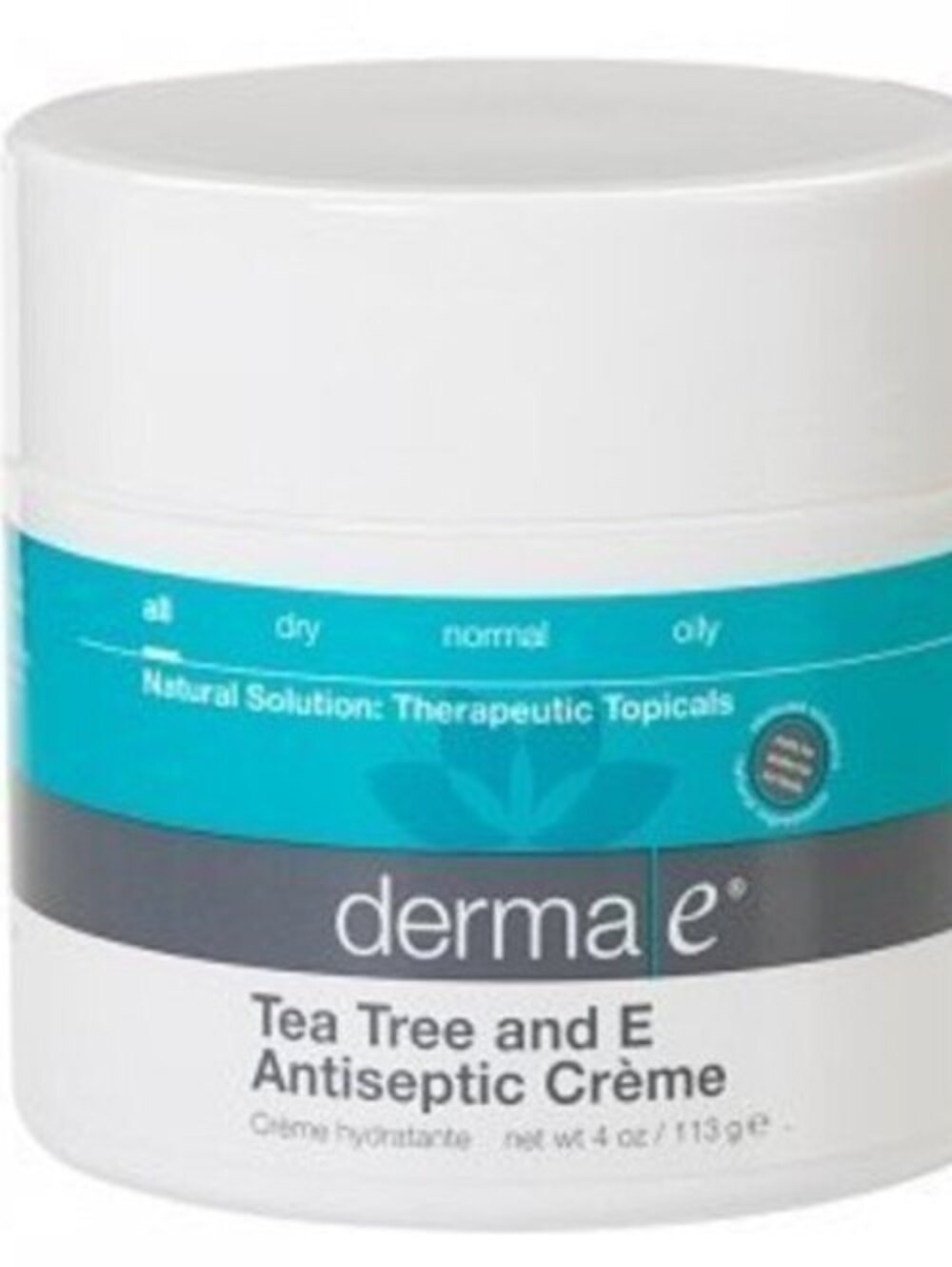 Derma E Tea Tree  Vitamin E Antiseptic Cream 4 oz 113 g Cruelty-Free,